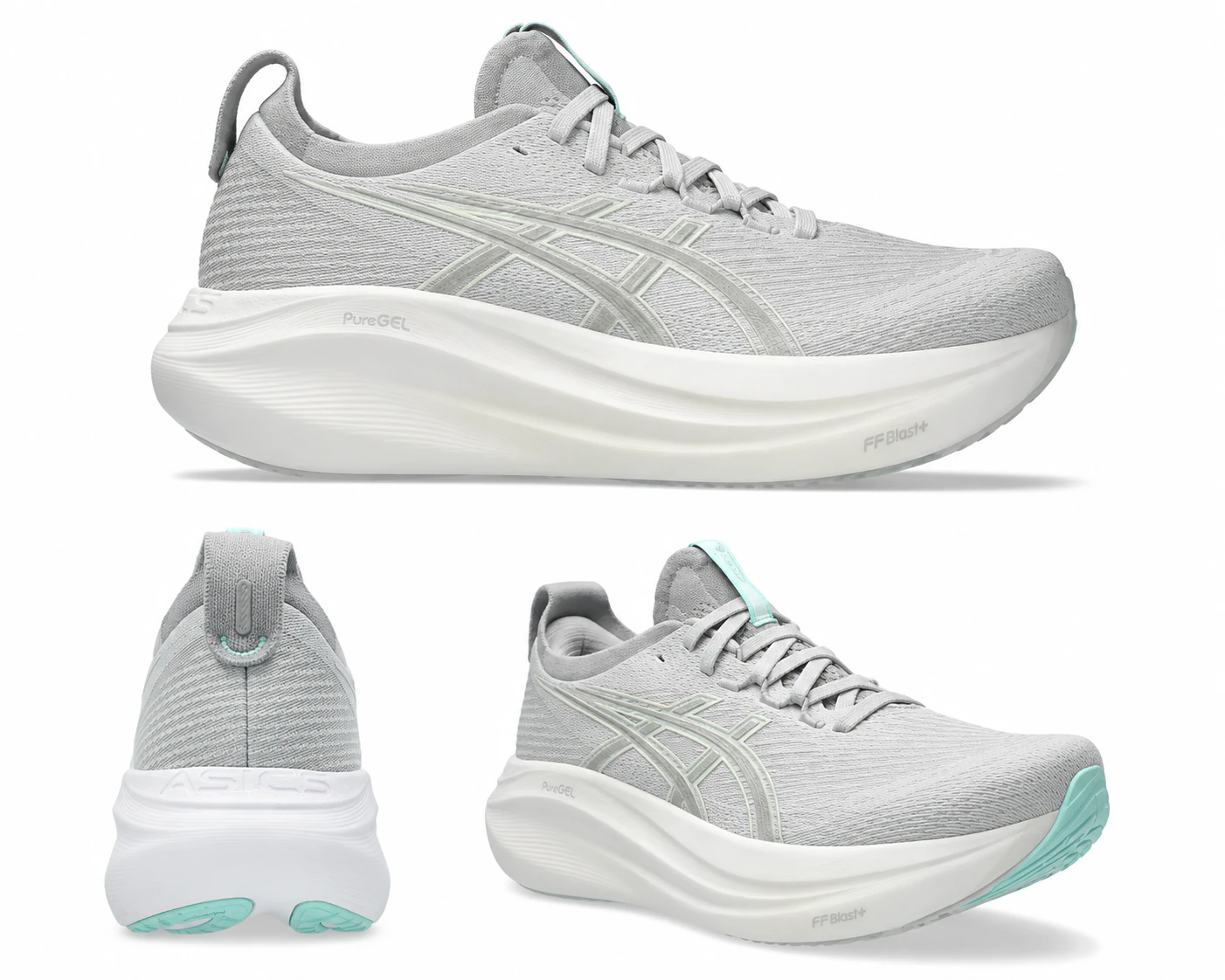 Gel Nimbus 27 Wide 'Negro Gris Grafito'