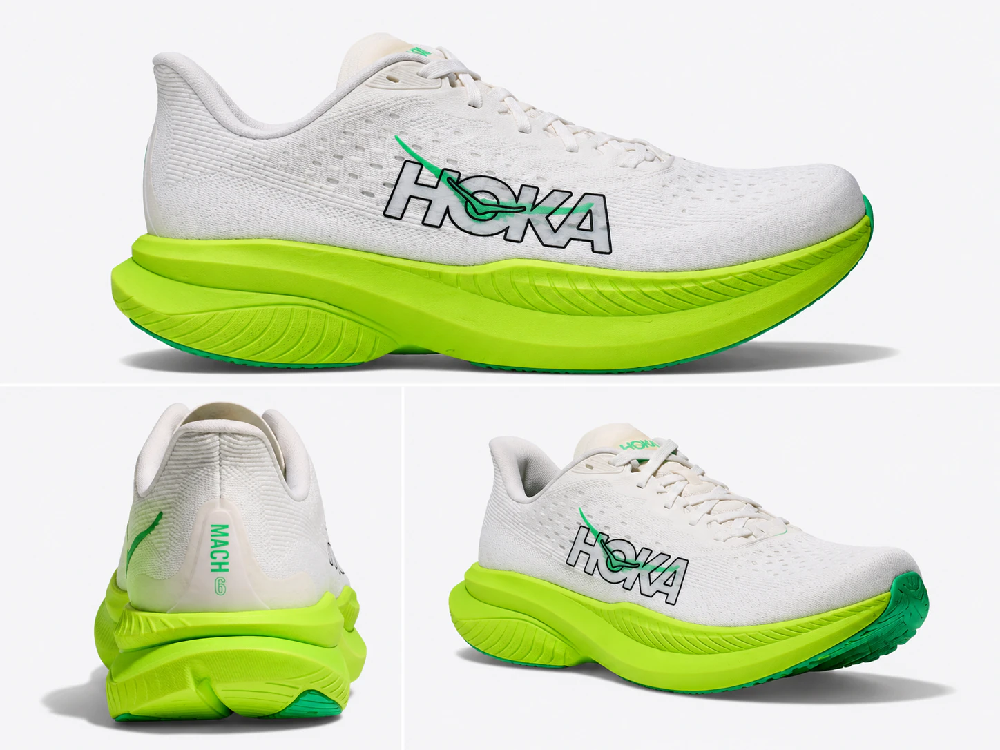 One One Mach 6 White Neon Lime
