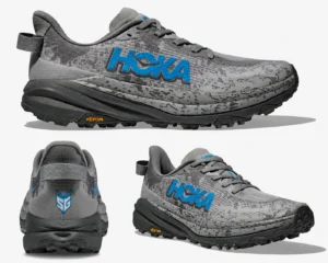 One One Speedgoat 6 Gris Galáctico Hoka Azul