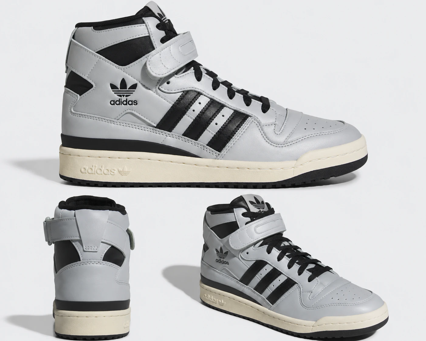 Forum 84 High 'Silver Black'