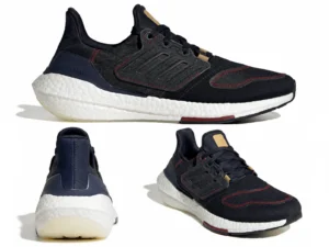 Ultra Boost 22 Denim Shadow Azul marino Vivid Rojo