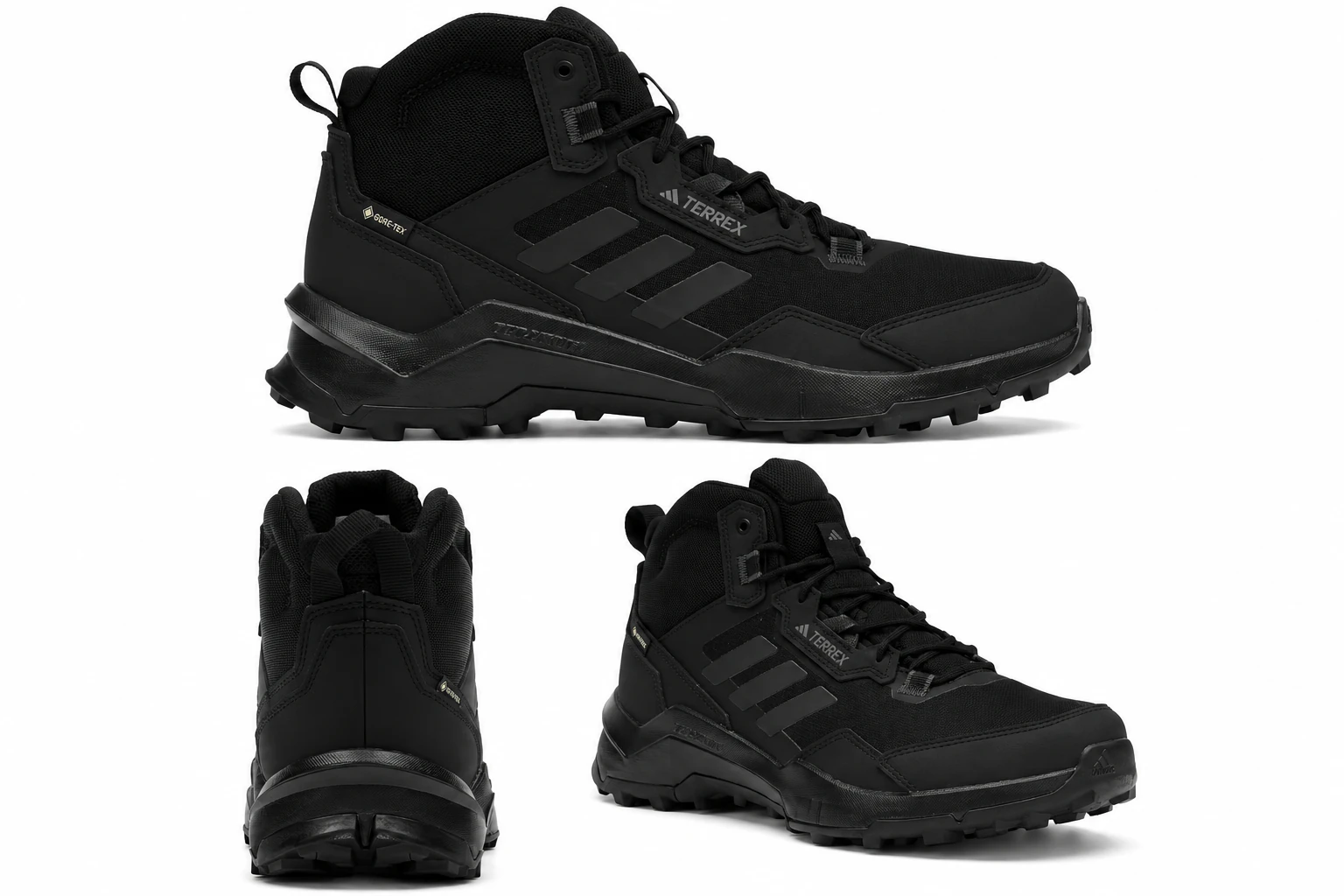 Terrex AX4 Mid Gore-Tex Negro Carbono