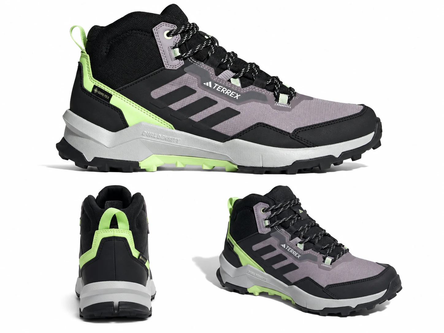 Terrex AX4 Mid Gore-Tex  Fig Core Negro Verde Spark