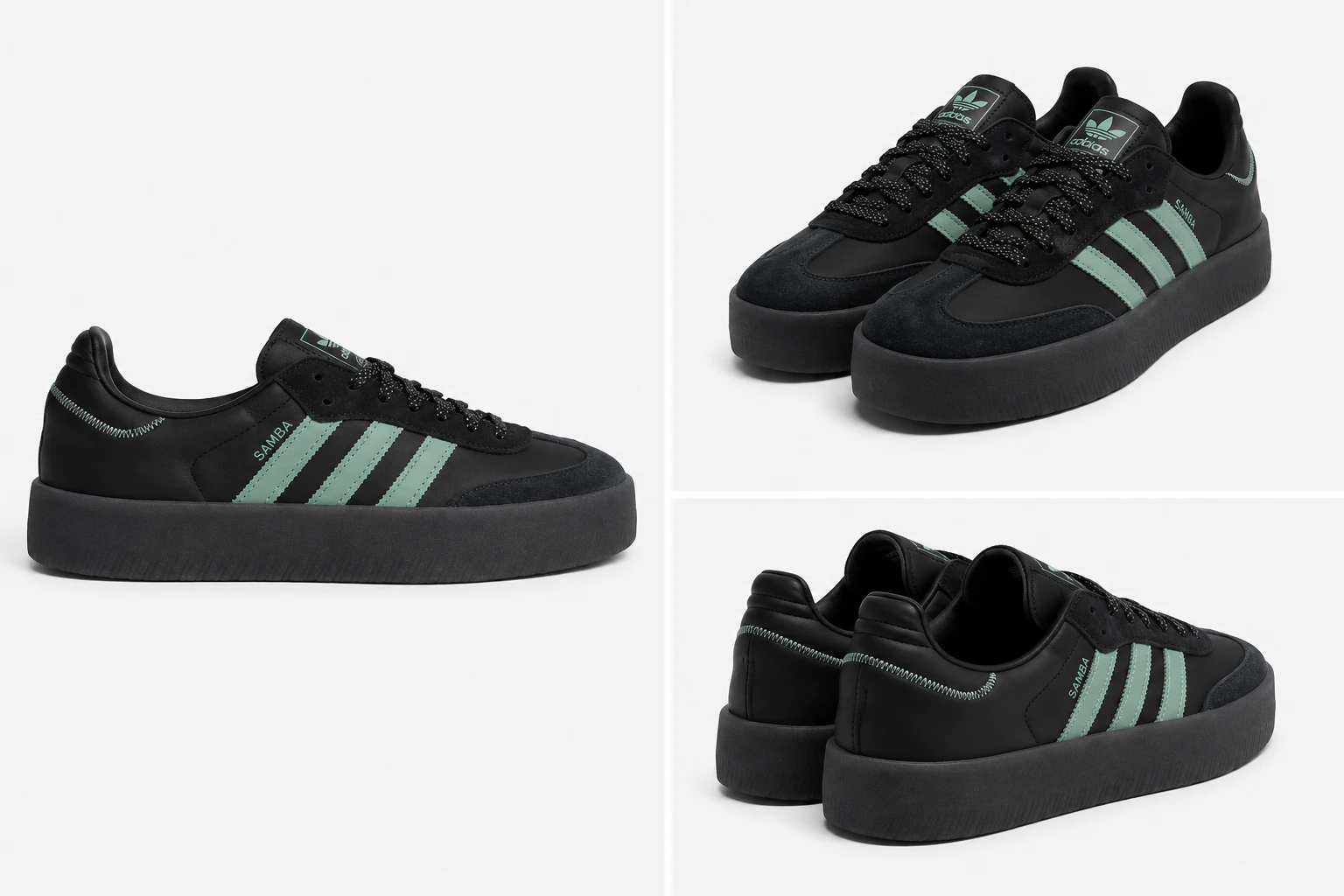 Sambae W Black Hazy Green