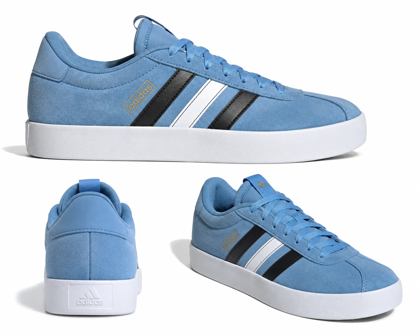 Vl Court 3.0 Azul claro Cloud Blanco Core Negro