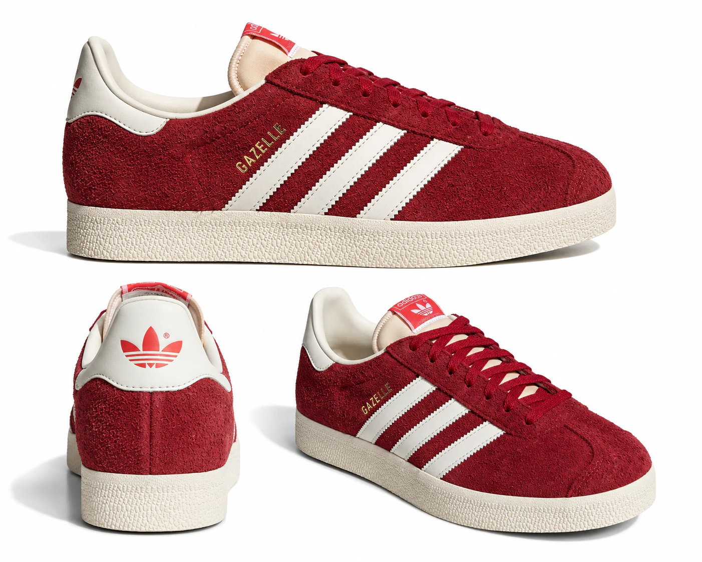 Gazelle Team Victory Rojo OFF-WHITE Crema Blanco