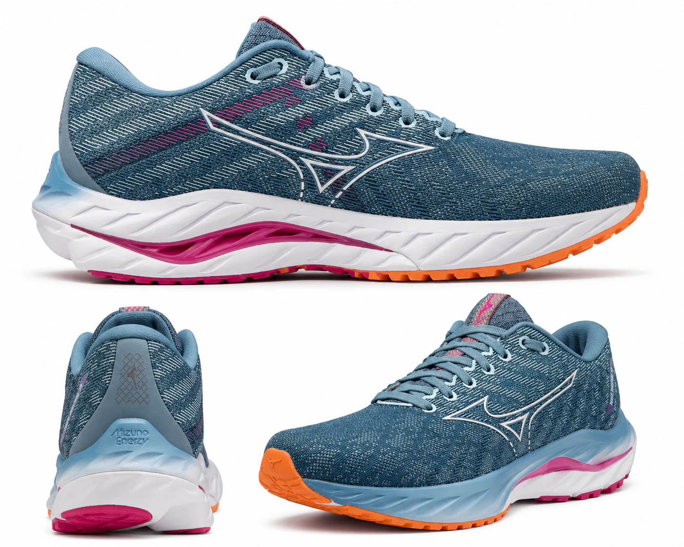 Mizuno Wave Inspire 19 Provincial Azul/Blanco
