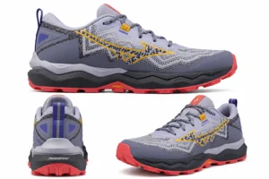 Wave Daichi 9 women's running shoes Icelandic Blue/Citrus/CalypsoC
