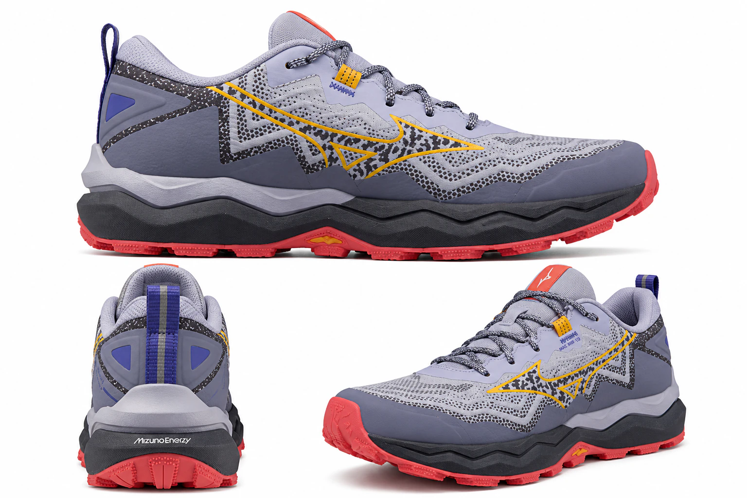 Wave Daichi 9 women's running shoes Icelandic Blue/Citrus/CalypsoC