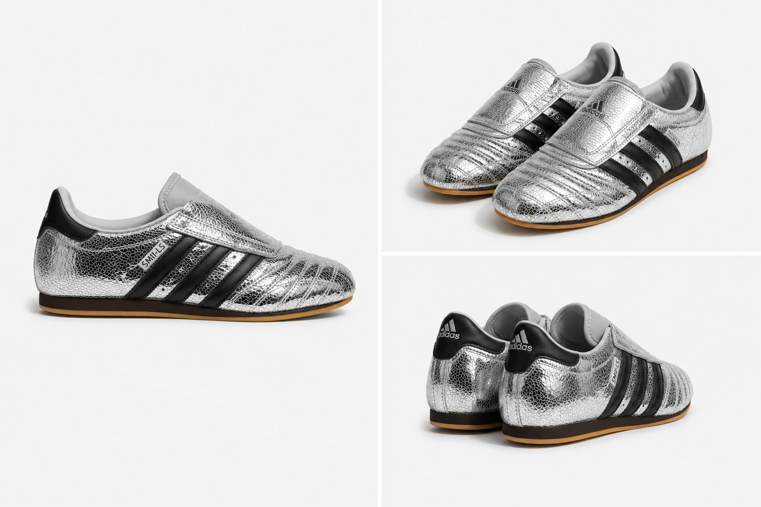 Taekwondo Silver Metallic Black