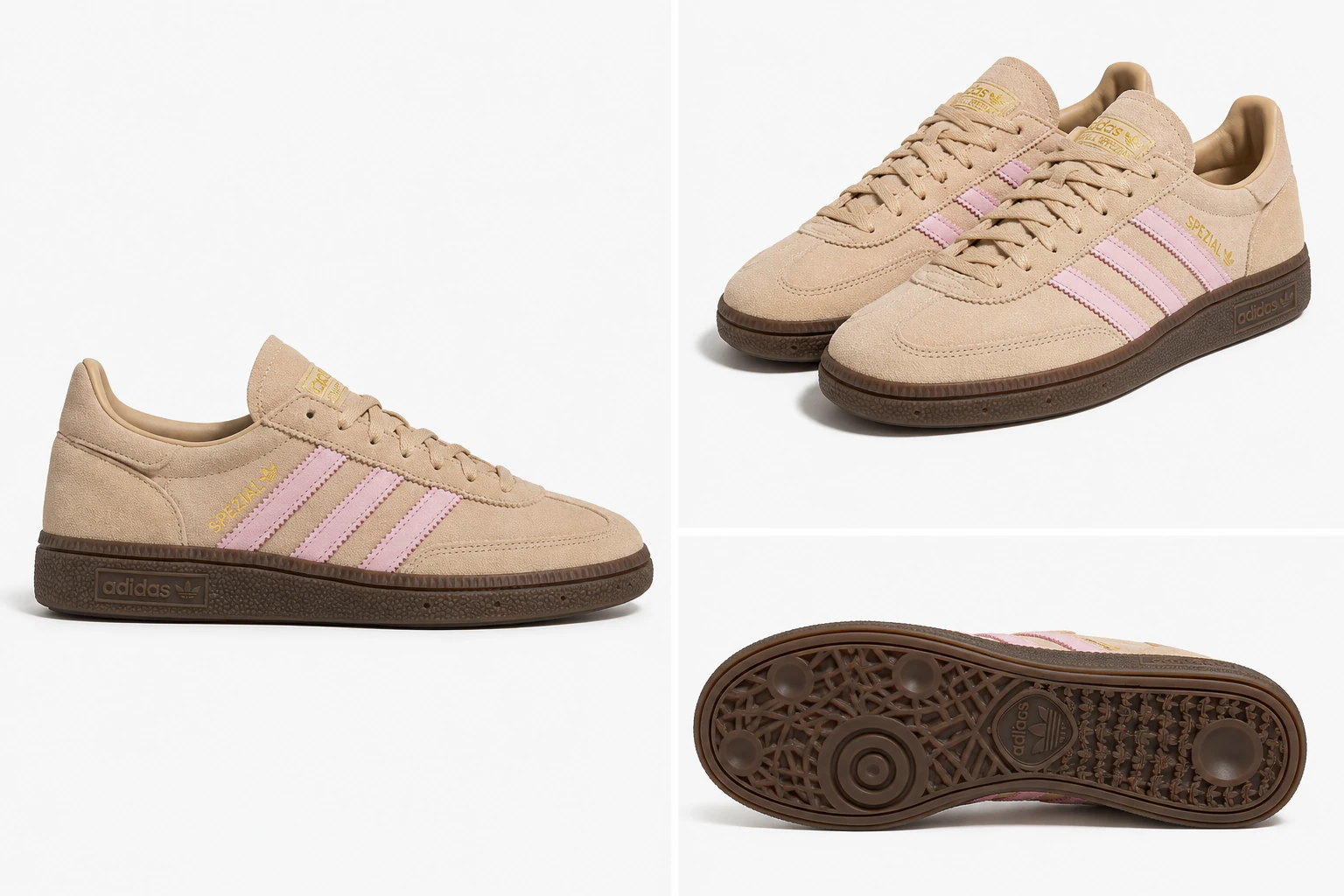 Handball Spezial "Warm Sandstone Clear Pink"