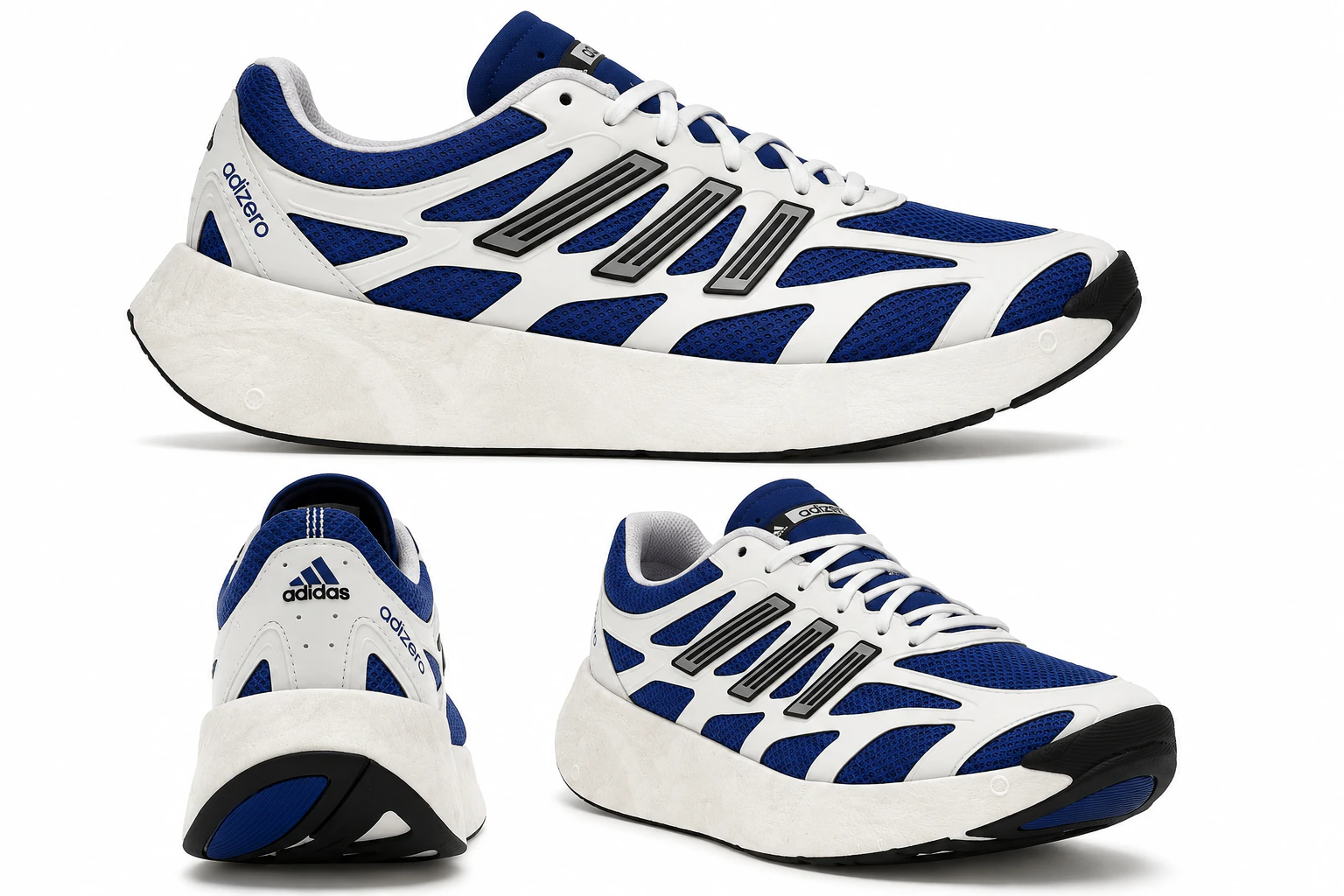 Adizero Aruku Collegiate Royal Black White