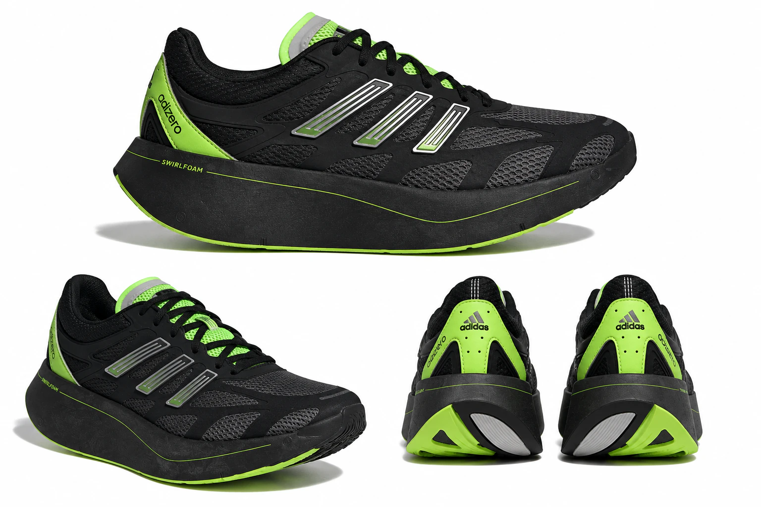 Adizero Aruku Black Signal Green