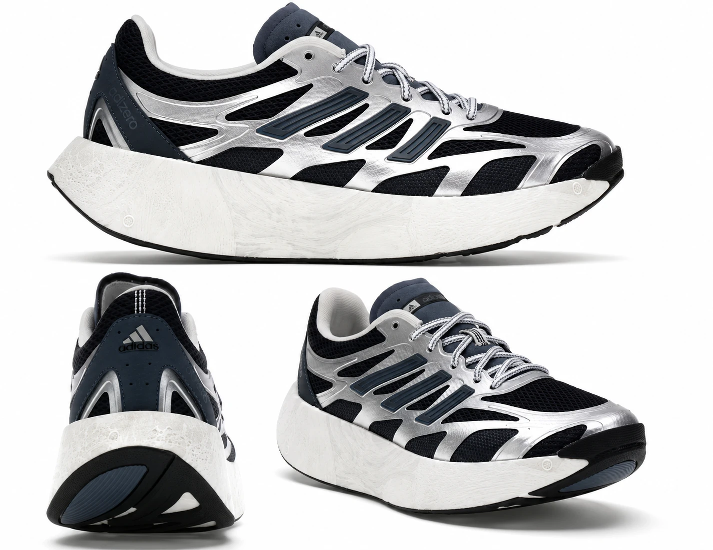Adizero Aruku Silver Metallic Legend Ink