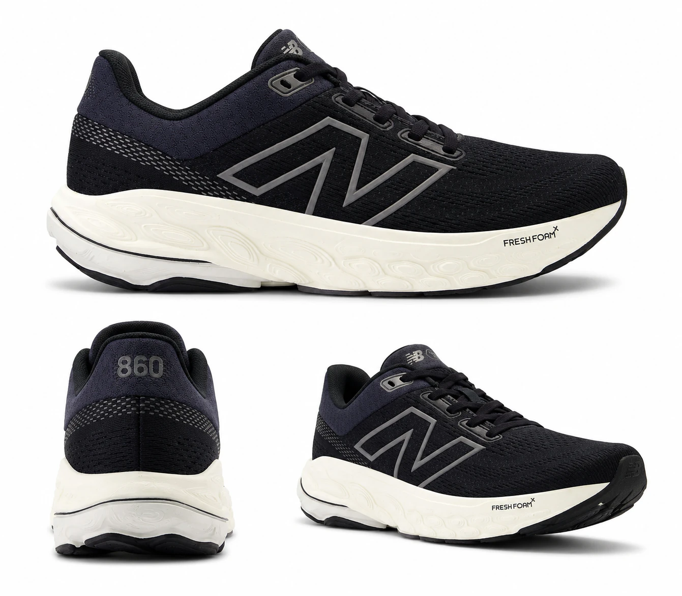 Fresh Foam X 860v14 Black Phantom Angora